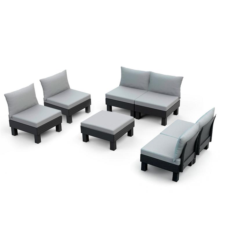 Elements IV 6 személyes kerti bútor garnitúra