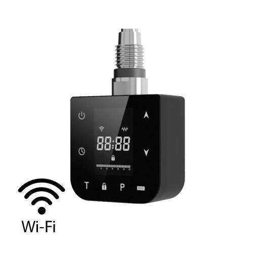 Wifi-s fűtőpatron törölközőszárító radiátorhoz digitális hőfokszabályozóval 800W