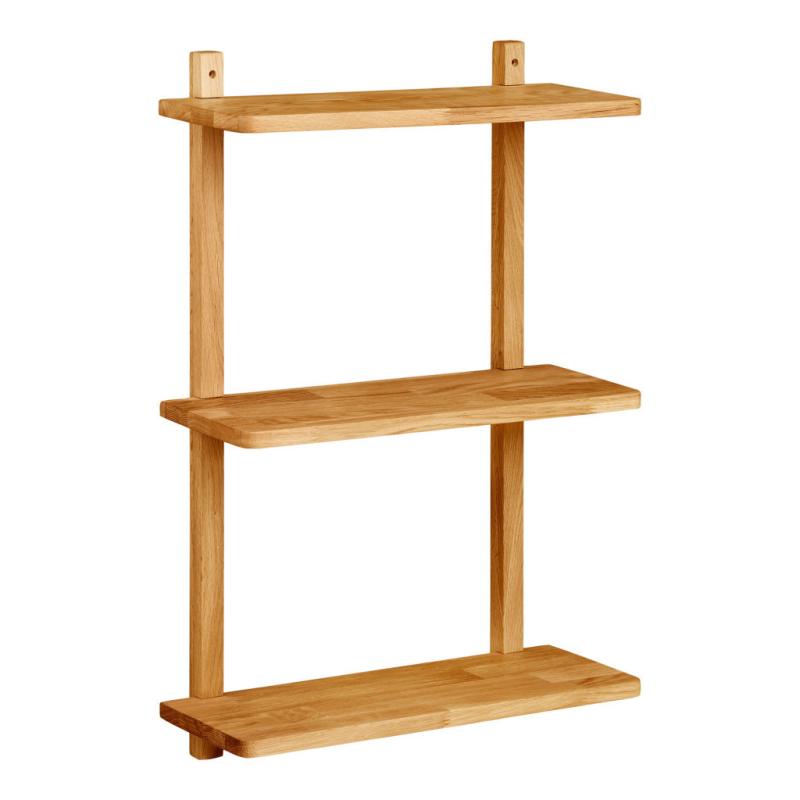 Townsville fali polc, tölgyfa, 20x50x75 cm