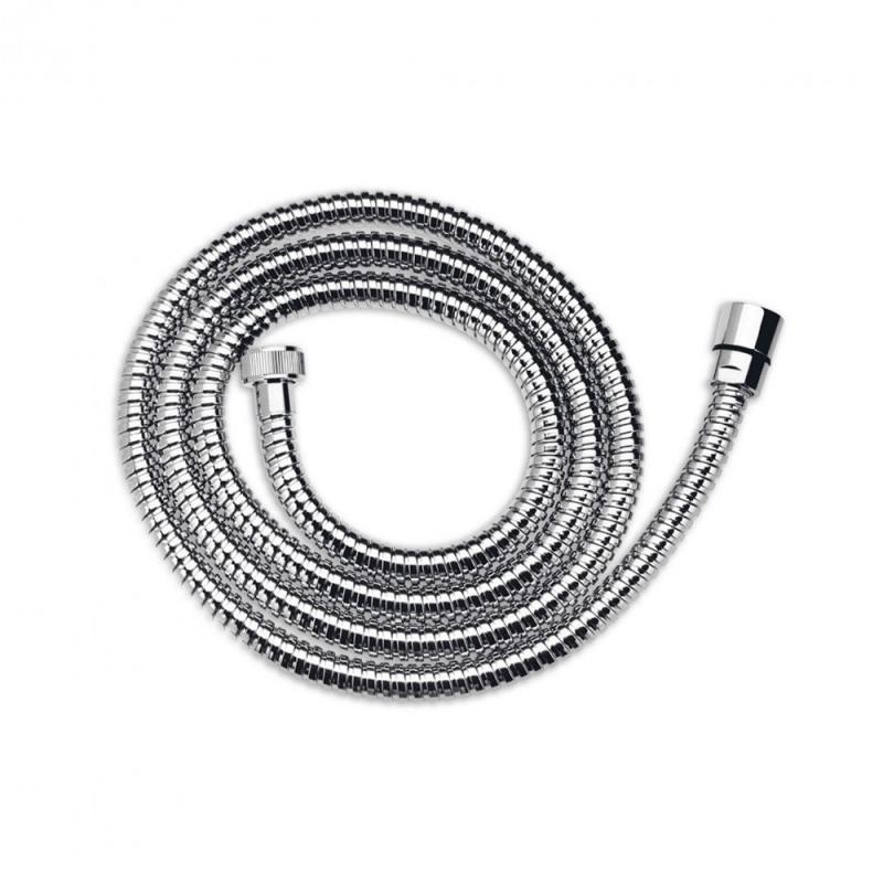 Csavarodásmentes zuhanycső, kónuszos anyával, L-175 cm, króm