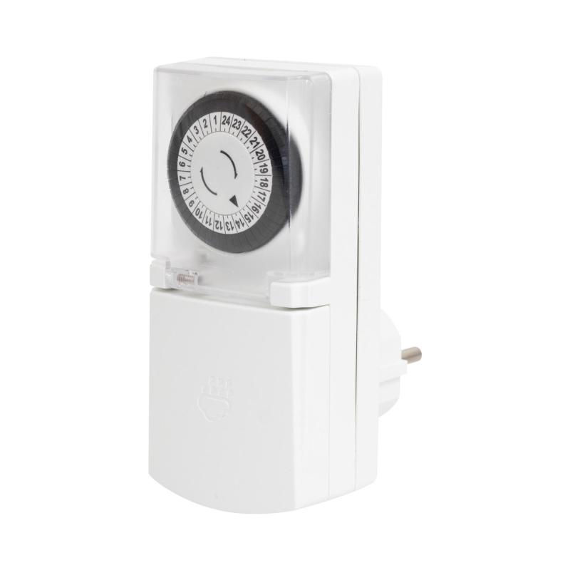 GAO 0768H mechanikus kültéri időzítő óra, 3500 W, 16A, IP44 védettség