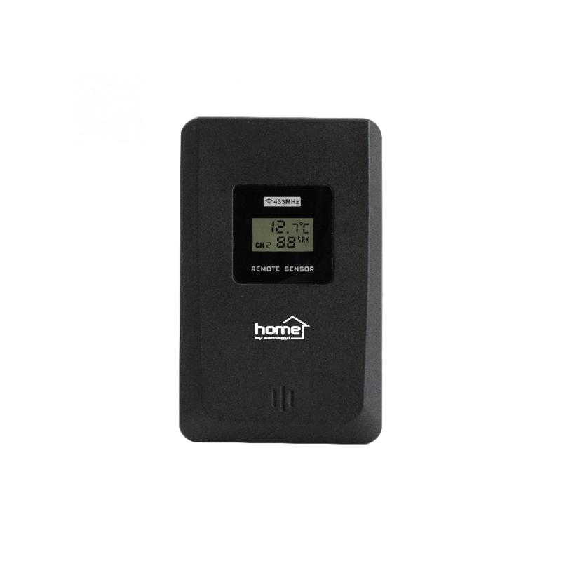 Home HCKK 09 külső jeladó HCW 28 időjárás-állomáshoz, külső hőmérséklet jeladó, 60 m hatótávolság, LCD kijelző