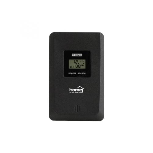 Home HCKK 09 külső jeladó HCW 28 időjárás-állomáshoz, külső hőmérséklet jeladó, 60 m hatótávolság, LCD kijelző