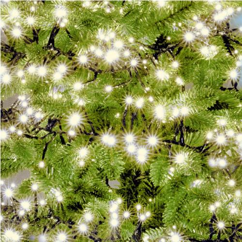 Home LC 768/WW LED-es cluster fényfüzér 7,5 m / 768 db melegfehér LED, fekete vezeték, 8 fényprogram, távirányító, hálózati adapter, kül- és beltéri kivitel