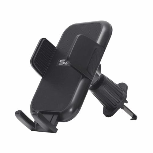 SAL SA063 autós mobiltartó, kb. 55 - 95 mm, félautomata, szellőzőre, egykezes, szilikon felület, forgatható, billenthető