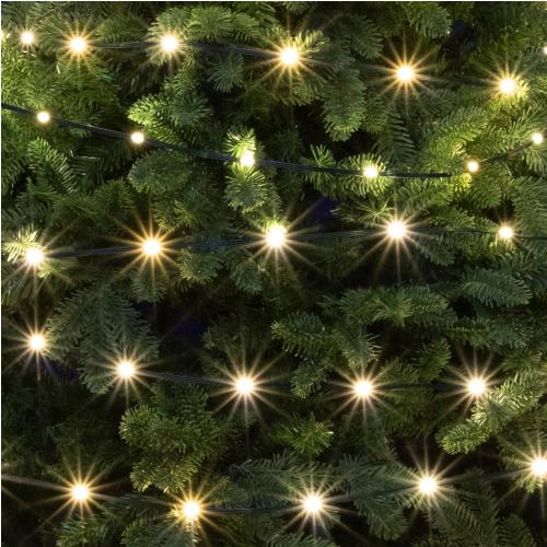 Home LED308DWW DOT LED-es fényfüzér, kül- és beltéri kivitel, 300 db melegfehér LED, 8 világítási mód, 30 m füzérhossz