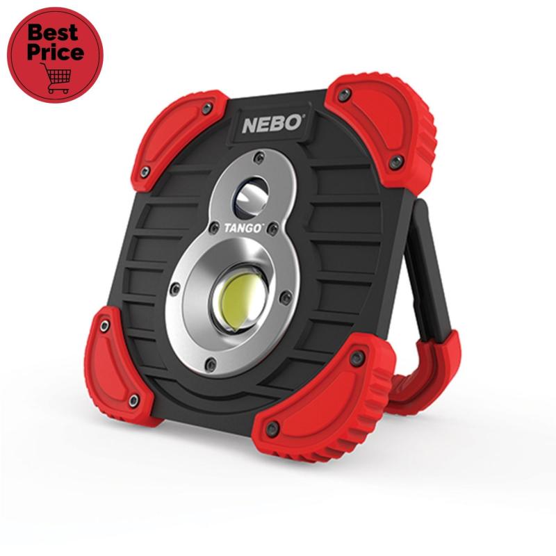 NEBO TANGO NE6665 spotlámpa, 750 lm - 250 lm, USB PowerBank, víz- és ütésálló, forgatható alap, MicroUSB, 3 fokozat, fényerő memória