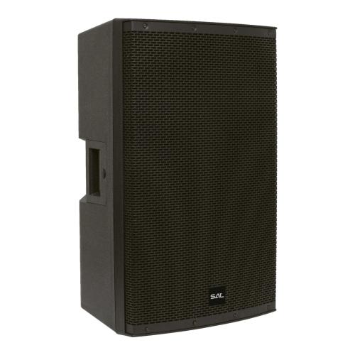 SAL PAP43BT professzionális hangdoboz, 38cm mélysugárzó, ma. 1200 W, aktív zenekari hangdoboz, Bluetooth, MP3, USB, SD, multimédia lejátszó, digitális kijelző