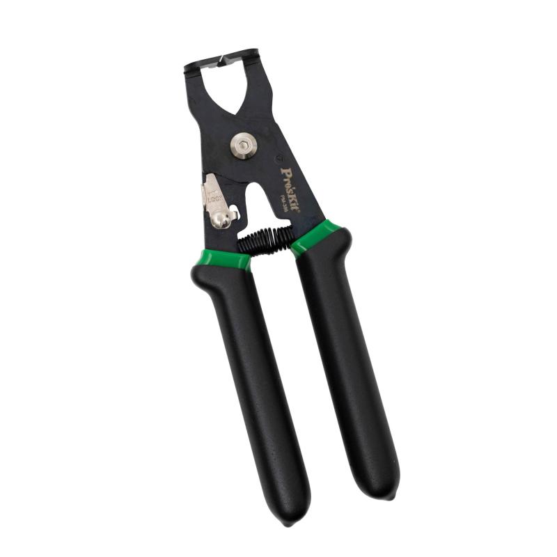 Pro'sKit PM-386 professzionális kábelkötegelő vágó és fogó, kétféle vágási módszer, ergonomikus markolat