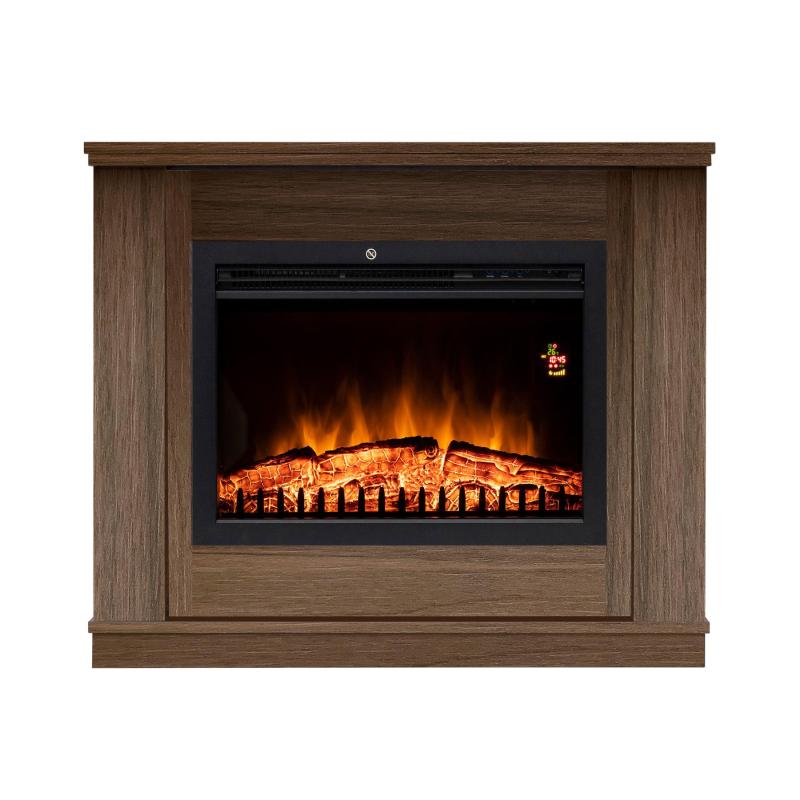 Home FKKF06 + FKKI 03 KIT FKK CALGARY beépíthető elektromos látványkandalló kerettel, admiral dió