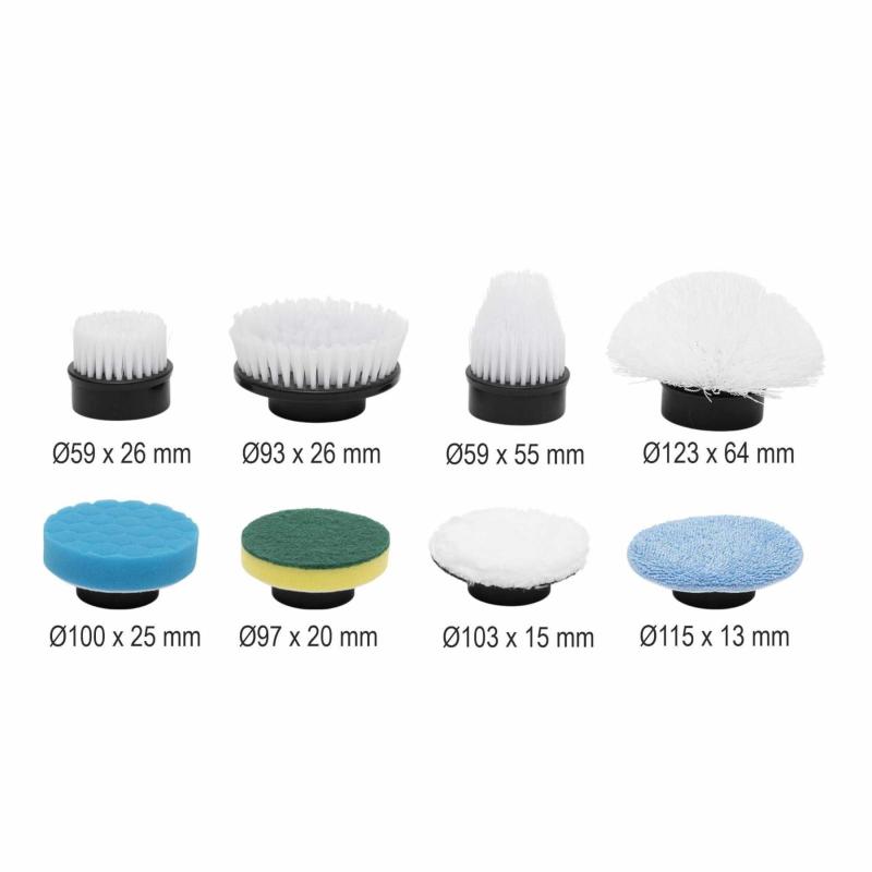 Home HGPB8T Tisztítókefe szett, 8 különböző fej, kizárólag HGPB8 típusú elektromos tisztítógéphez