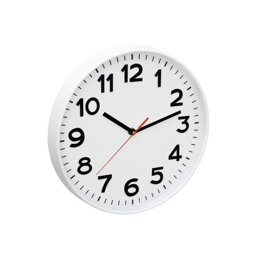 Home AWC300WH fali óra, üveg előlap, kontrasztos, jól leolvasható számlap, 1xAA elem tápellátás, átmérő 300mm