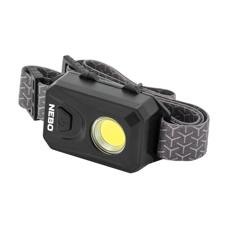 NEBO NEB-HLP-7000-G 150 fejlámpa, 150 lumen, COB LED, 3 üzemmód, elemes