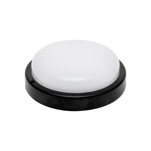 HOME RCC18LEDBK LED-es fali/mennyezeti lámpa, kör alakú, fekete, 18 W, 4000K, 1200 lumen, IP54, kül- és beltéri kivitel