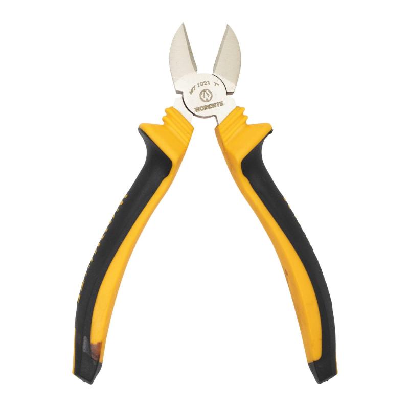 WORKSITE WT1021 oldalcsípő fogó, 180mm hosszú, Cr-V acél alapanyag, professzionális tervezés