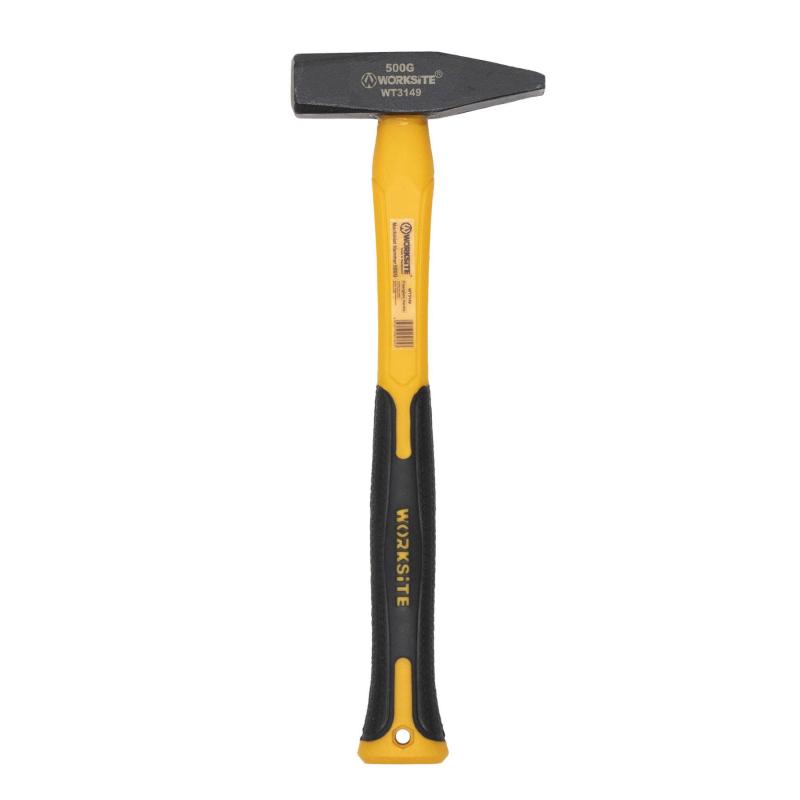 WORKSITE WT3149 kalapács, 500g, 370mm hosszú, üvegszálas gumírozott nyél