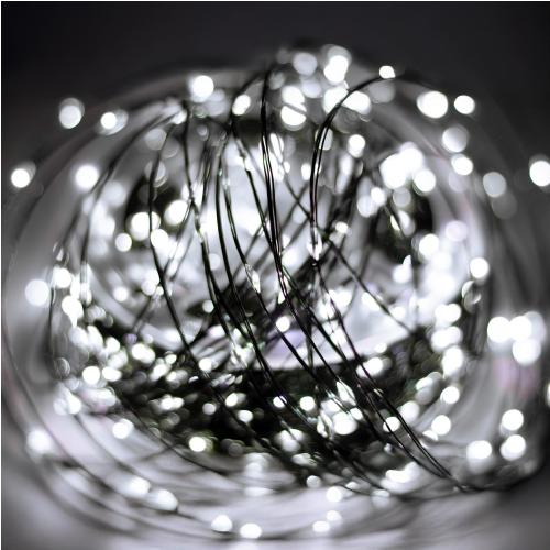 HOME ML1500WH micro LED-es fényfüzér, 150 m, 1500db hidegfehér micro LED, 8 program, időzítés, hálózati adapter, távirányító, kül- és beltéri kivitel