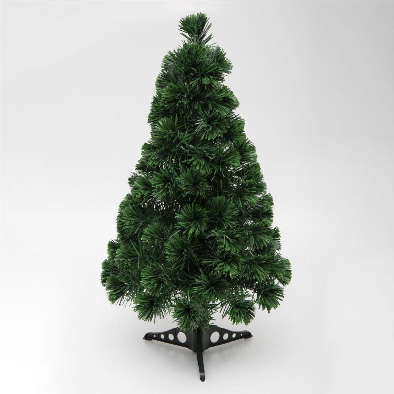 HOME KIX80LED LED-es műfenyő, 80 cm, optikai szálas, folyamatos színváltás, műanyag talp, hálózati tápellátás, beltéri kivitel