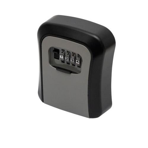 HOME SAFEKEY Számzáras kulcsszéf, masszív alumínium öntvény, négyjegyű számkód, 10.000 elvi kódvariáció, falra rögzítendő, kültérre is
