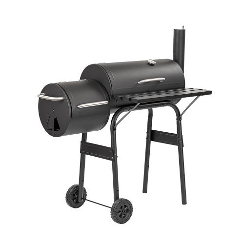 Faszenes kerti grillsütő füstölővel