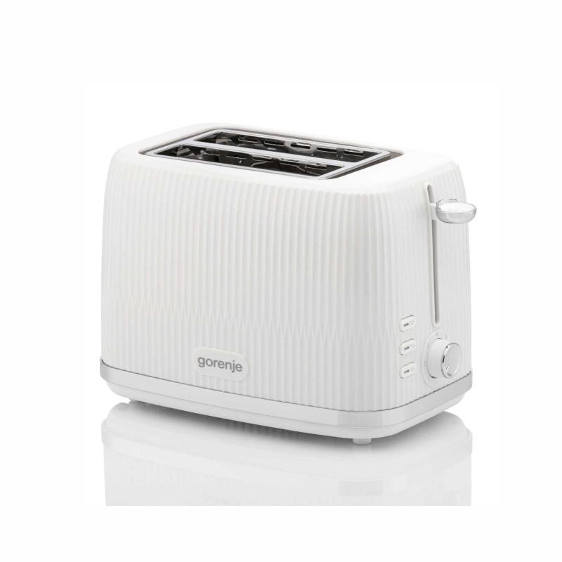 Gorenje T850DPW kenyérpirító, 850 W, 7 fokozat, újramelegítés, kiolvasztás, hőfokszabályozó, megvilágított nyomógombok