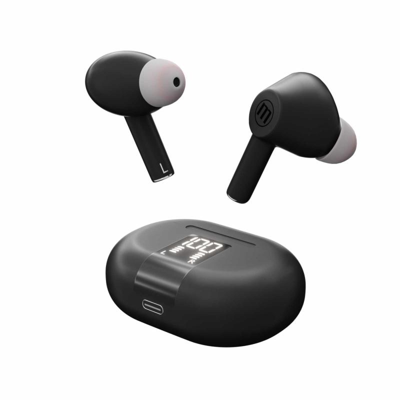 Maxell 348596 MAXPODS vezeték nélküli fülhallgató, aktív zajszűrés, TWS, Bluetooth, ENC, mikrofon