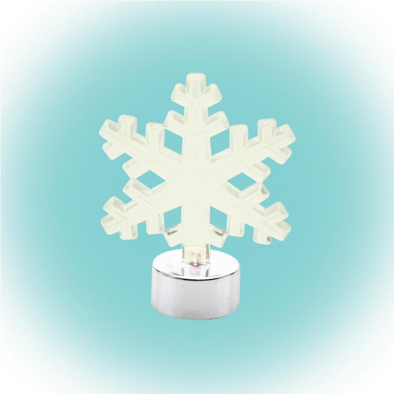 LED-es asztali dísz, hókristály
