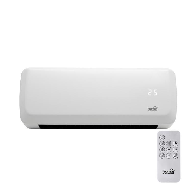 HOME FKFATLANTA fali elektromos ventilátoros fűtőtest, max. 2000 W, 2 fokozat, termosztát, heti program, távirányító