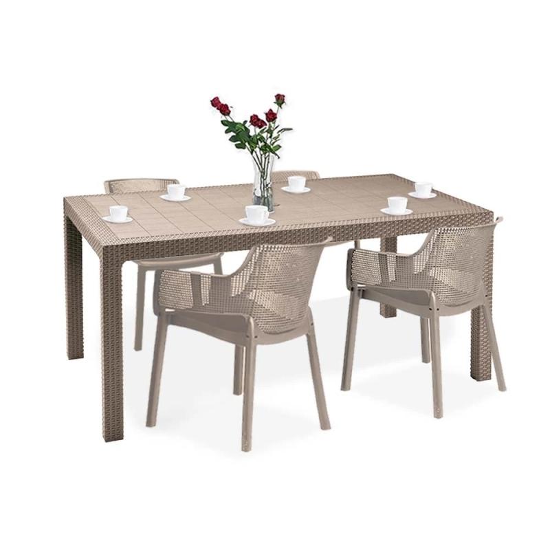 Elody 6+1 kerti bútor garnitúra szett