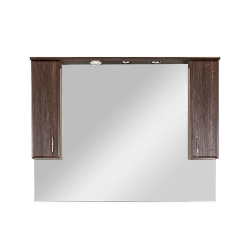 Bianco 130 fürdőszoba bútor felsőszekrény Aida dió