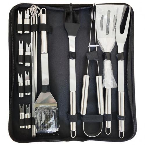 Grill eszköz készlet szövettáskával