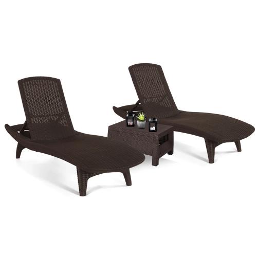 Pacific duo kerti nyugágy set Corfu asztallal