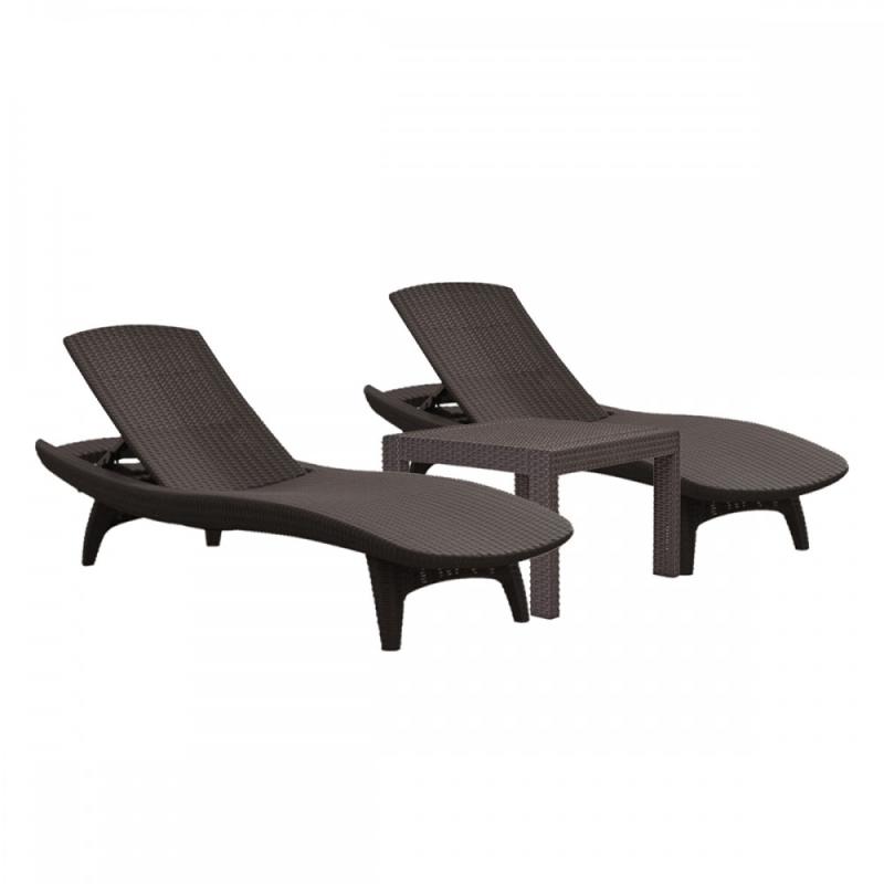 Pacific duo kerti nyugágy set Rosario asztallal