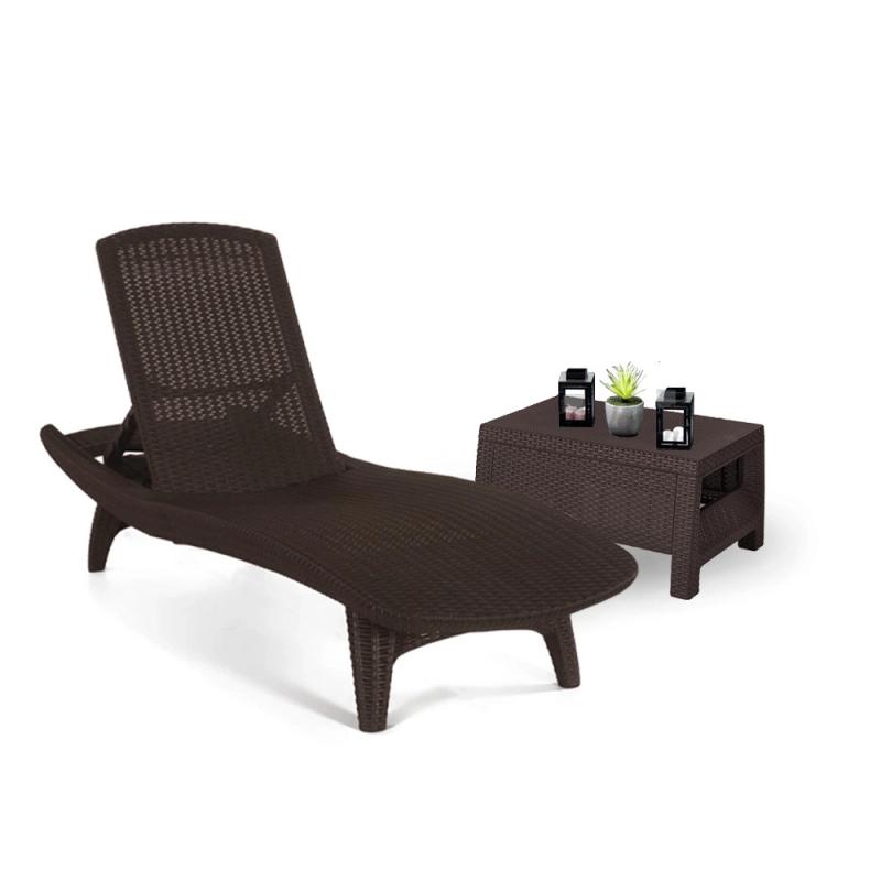 Pacific kerti nyugágy set Corfu asztallal