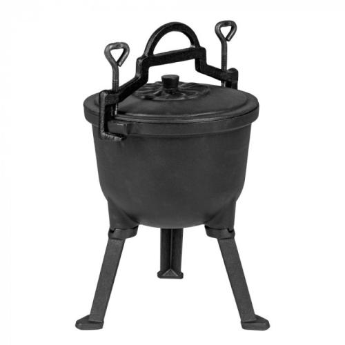 Öntöttvas edény lábakkal 15 literes zománcozott