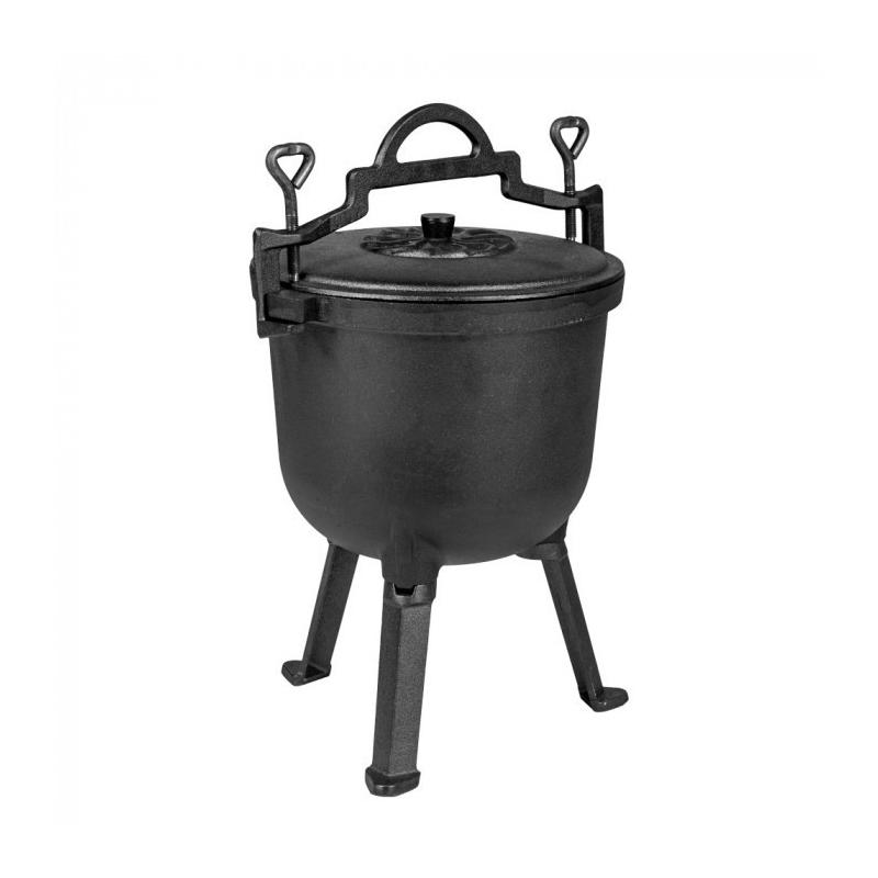 Öntöttvas edény lábakkal 5 literes