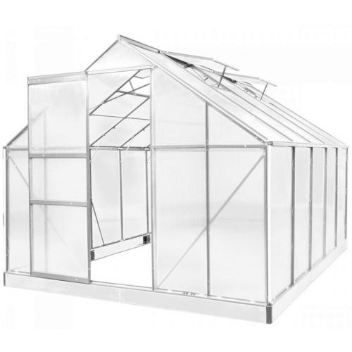 Polikarbonát üvegház 250 x 310 x 124/205 cm