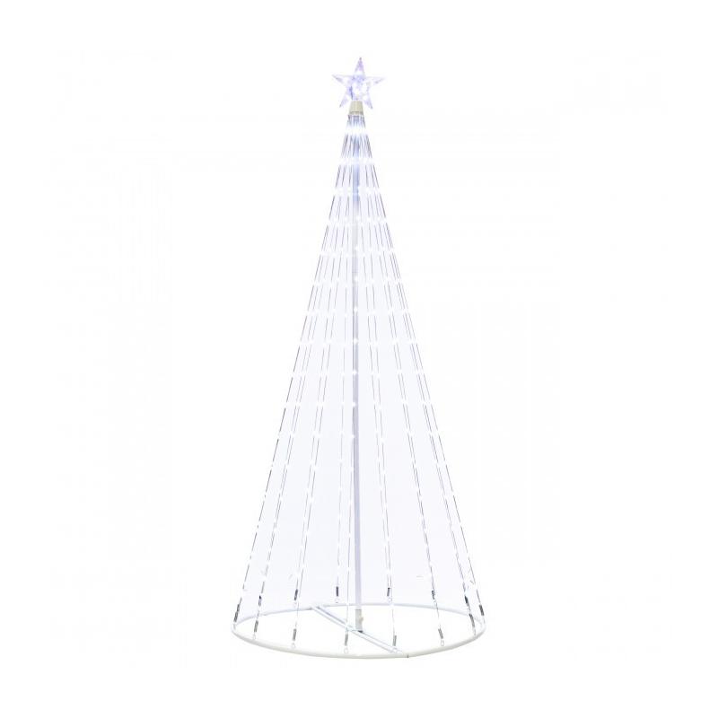 LED karácsonyfa 182 cm hideg fehér