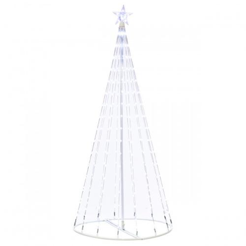 LED karácsonyfa 182 cm hideg fehér