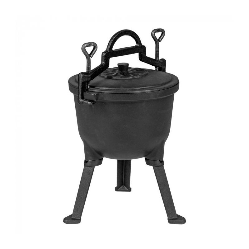 Öntöttvas edény lábakkal 8 literes zománcozott