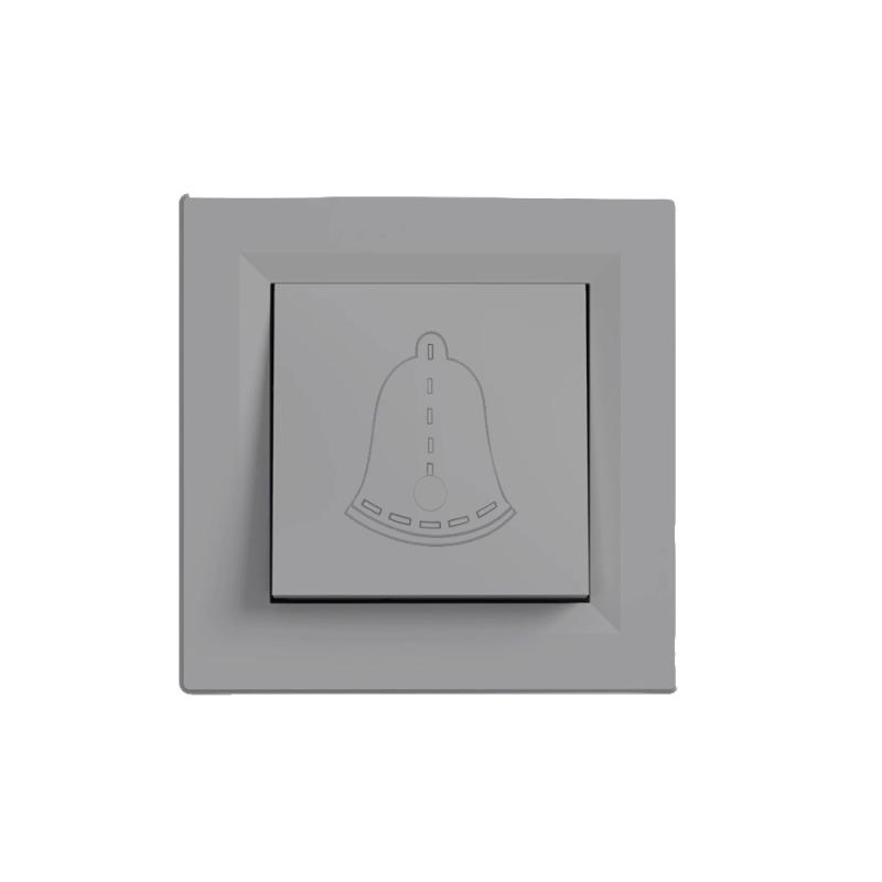 Nova csengő kapcsoló 101N szürke kerettel