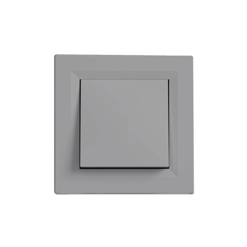 Nova egy áramkörös egypólusú kapcsoló 101 szürke kerettel