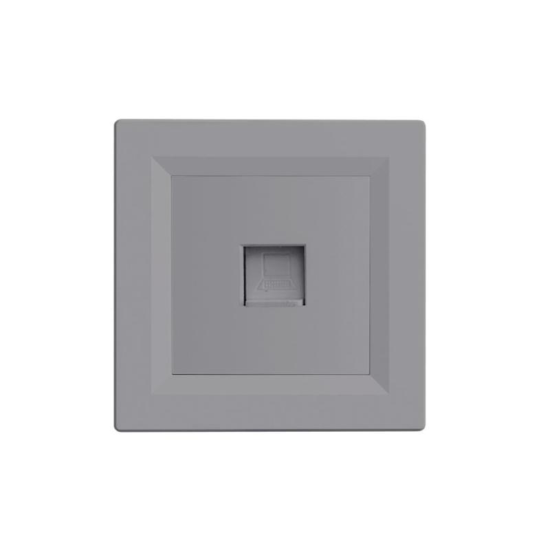 Nova UTP aljzat RJA-45 szürke kerettel