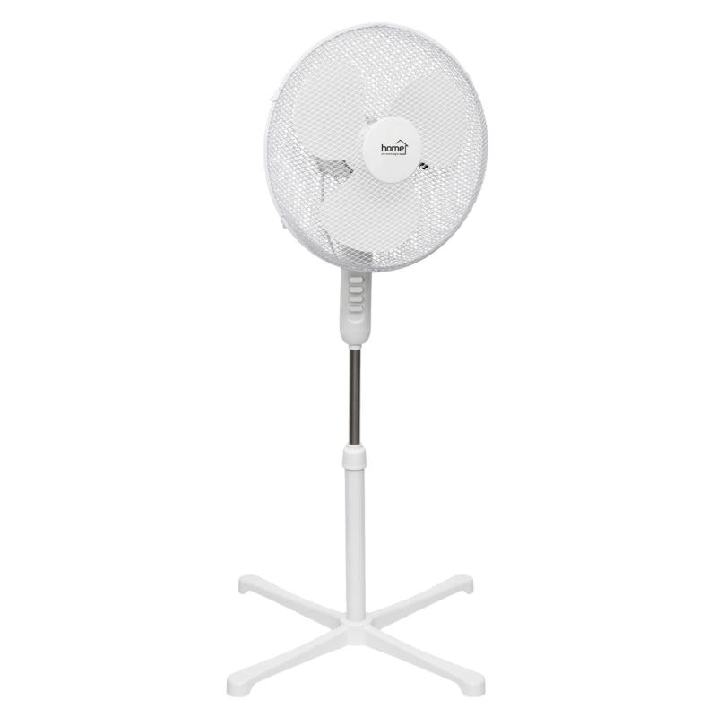 HOME SF42WH álló ventilátor, 45 W teljesítmény, 3 fokozat, oszcillálás, 40 cm-es lapátátmérő, fehér színű