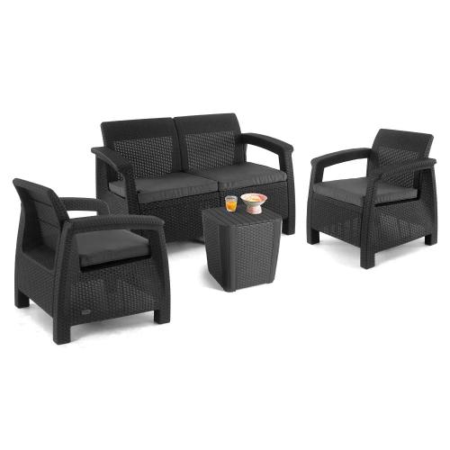 Corfu love duo kerti bútor garnitúra luzon asztallal