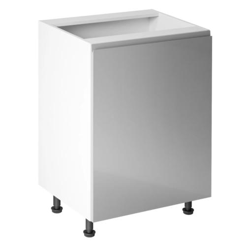 Alsó szekrény LT1248 fehér-szürke extra magas fényű