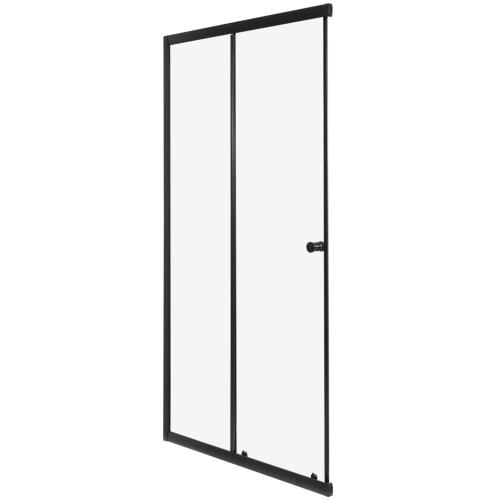 Olga SQ Element 90 zuhanyajtó fekete