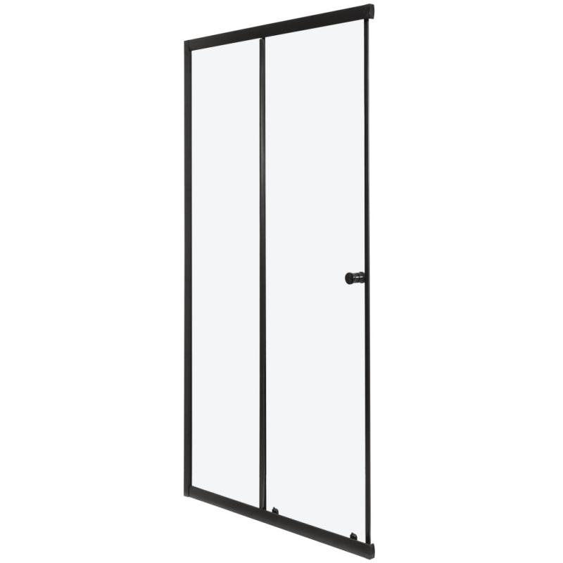 Olga SQ Element 90 zuhanyajtó fekete