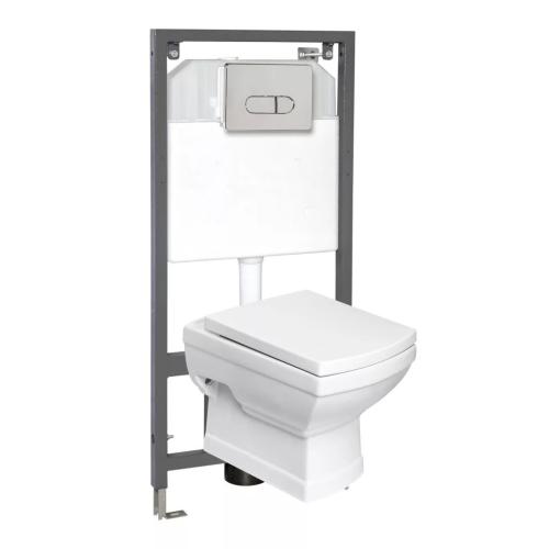 Kleopatra Pacific Chrome falba építhető WC tartály szett