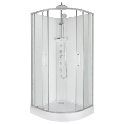 Wega White 90x90 hidromasszázs zuhanykabin